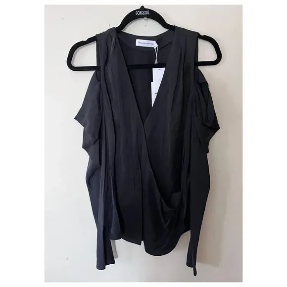 JONATHAN SIMKHAI NWT 
Remington Cold-Shoulder Top - Picture 4 of 4
